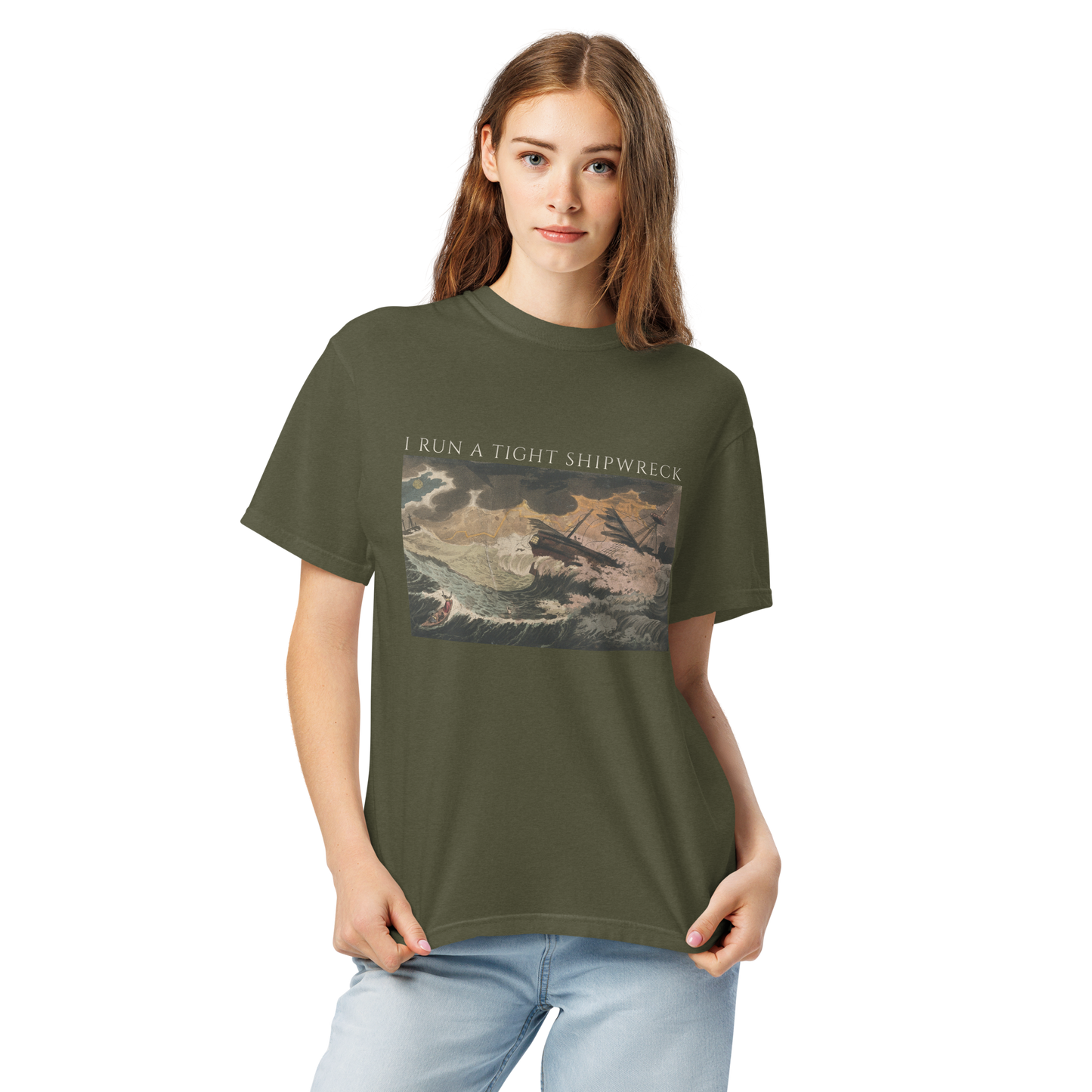 I Run A Tight Shipwreck Tee 4