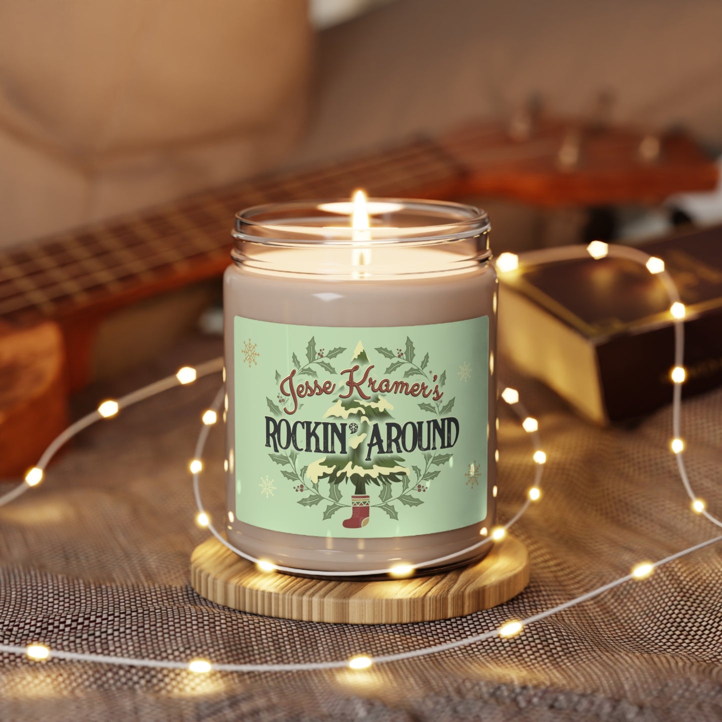 Rockin' Around Scented Soy Candle, 9oz