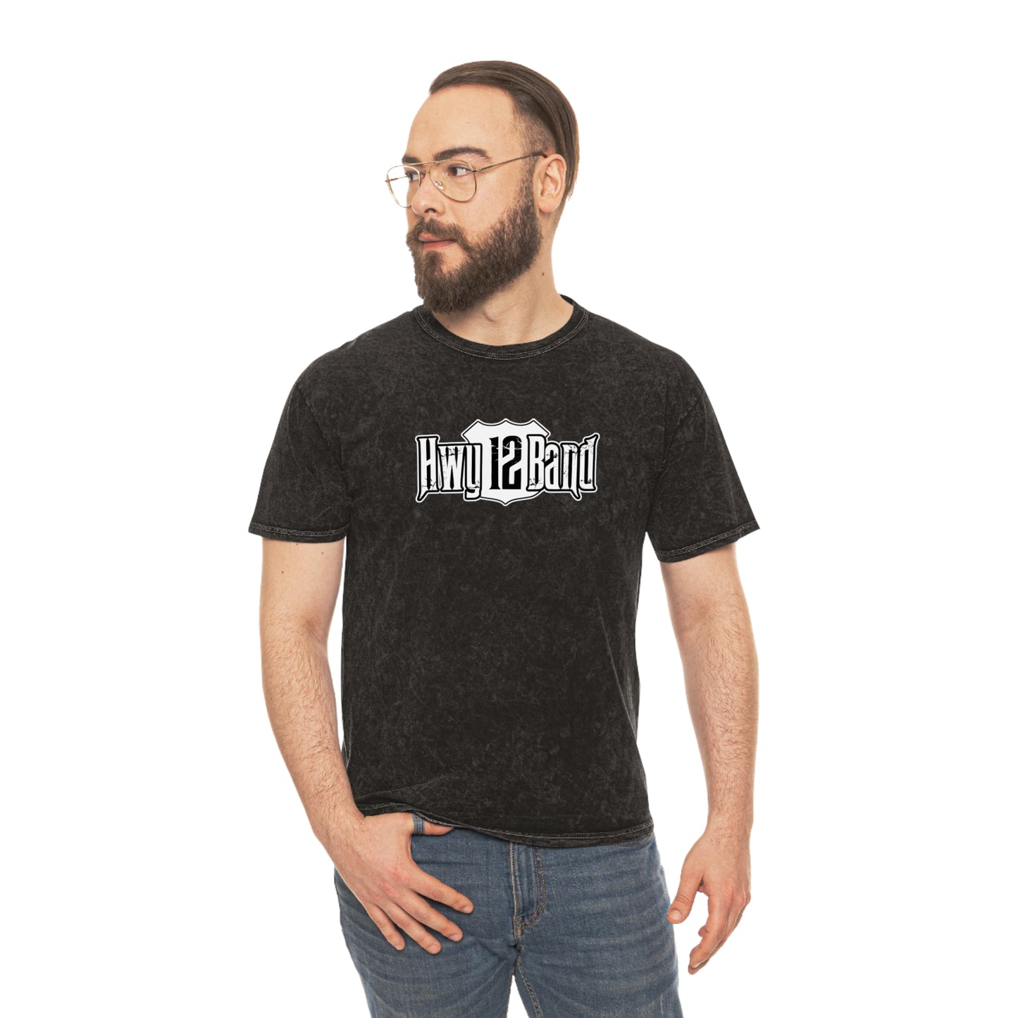 Hwy 12 Band Unisex Mineral Wash T-Shirt
