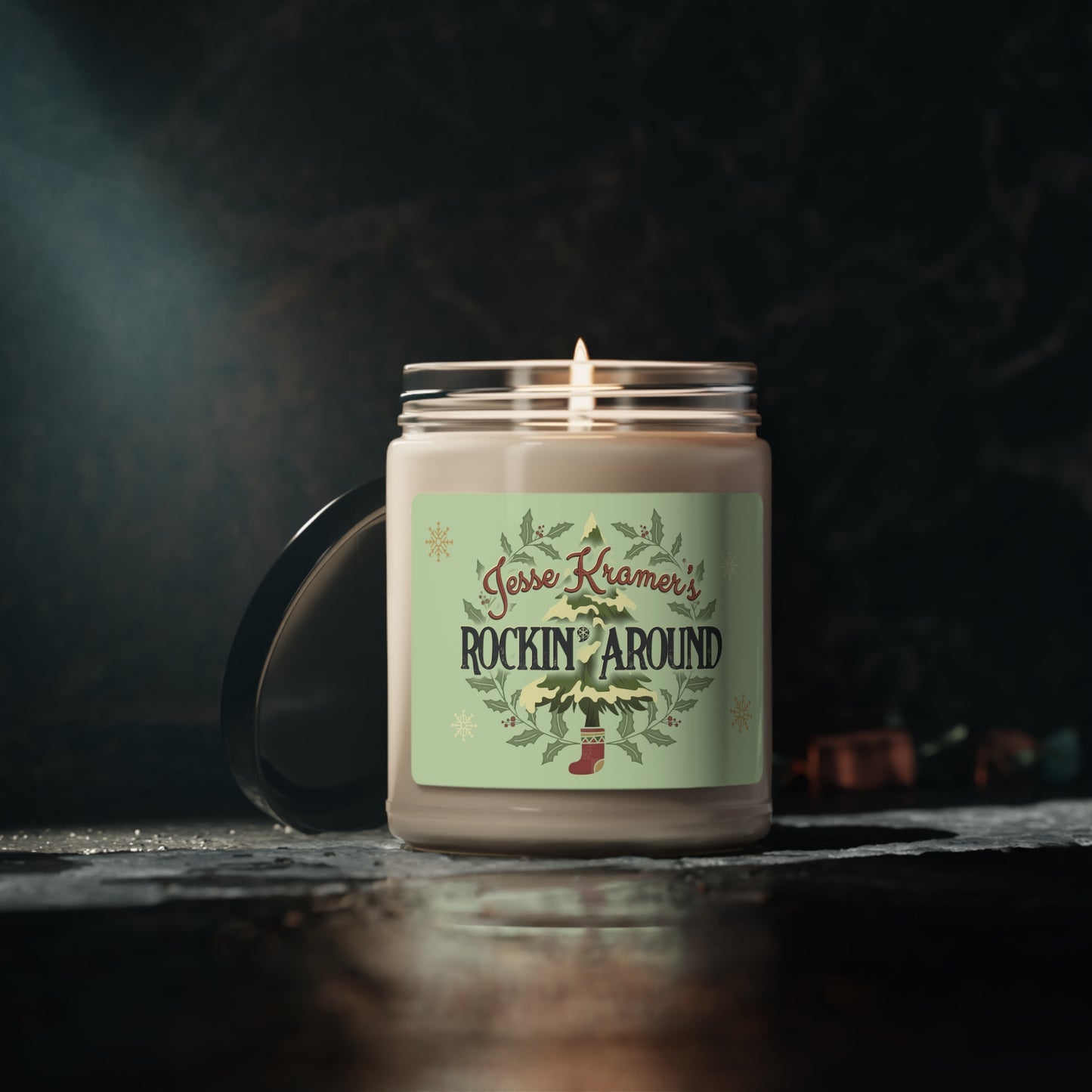 Rockin' Around Scented Soy Candle, 9oz