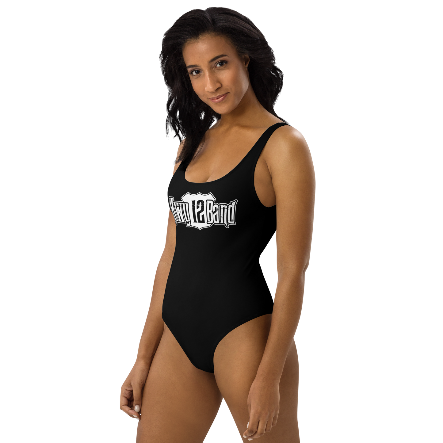 Hwy 12 Band One-Piece Swimsuit