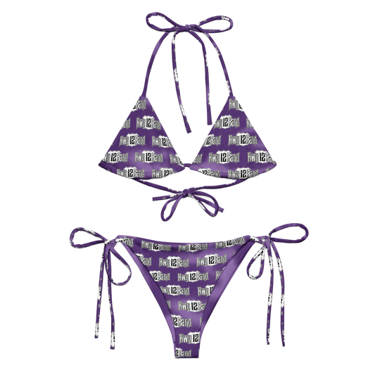 Hwy 12 Band Purple String bikini