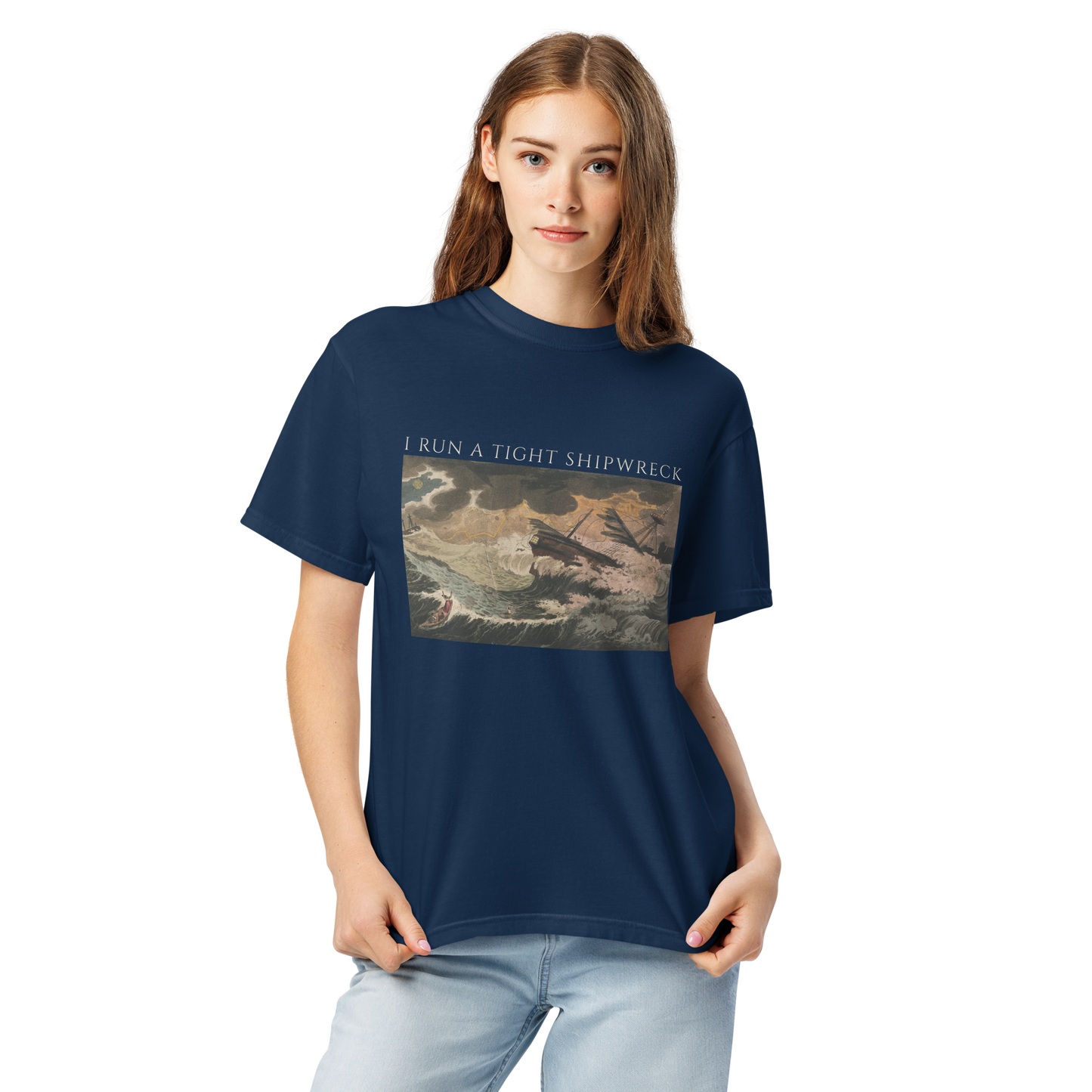 I Run A Tight Shipwreck Tee 4