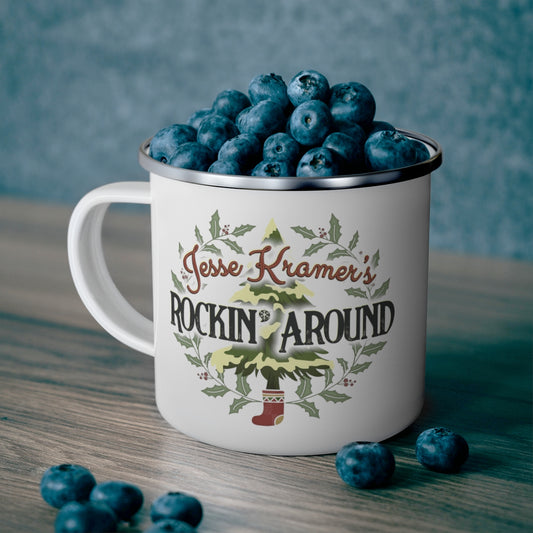 Rockin' Around Enamel Camping Mug