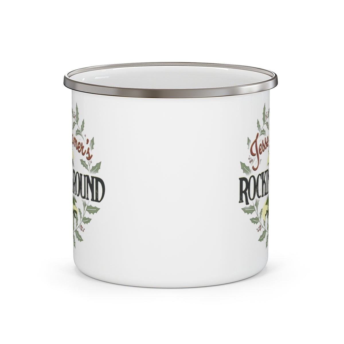 Rockin' Around Enamel Camping Mug