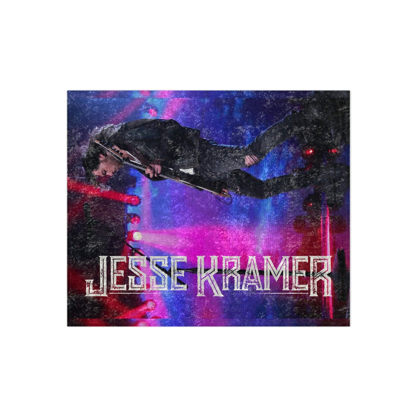 Jesse Kramer Stage Lights Crushed Velvet Blanket